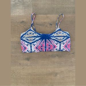 intimately free people tie dye printed crop tank top